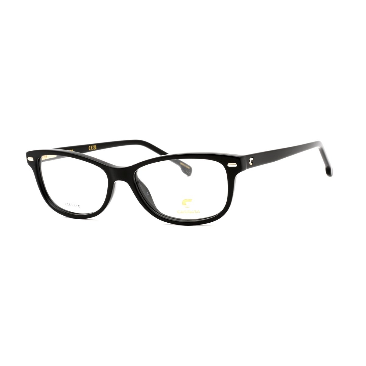 Armazón oftálmica Carrera 3008 Black tres cuartos izquierda