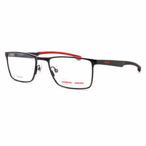 Armazón oftálmica Carrera Ducati 027 Black Red tres cuartos izquierda