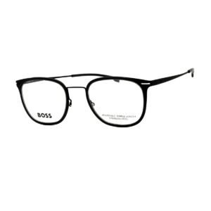 Armazón oftálmica Hugo Boss Aviador 1427 color Negro posición tres cuartos