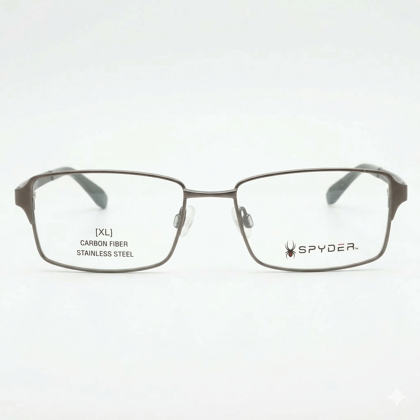 Armazón oftálmica Spyder SP004 color Rutenio posición frontal