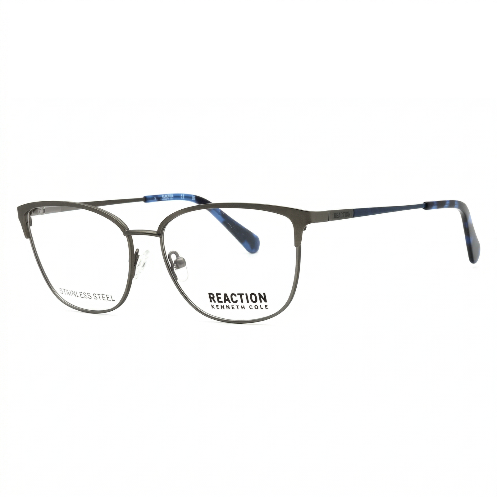 Armazón oftálmica Kenneth Cole Kc 0957 color Plata posición tres cuartos