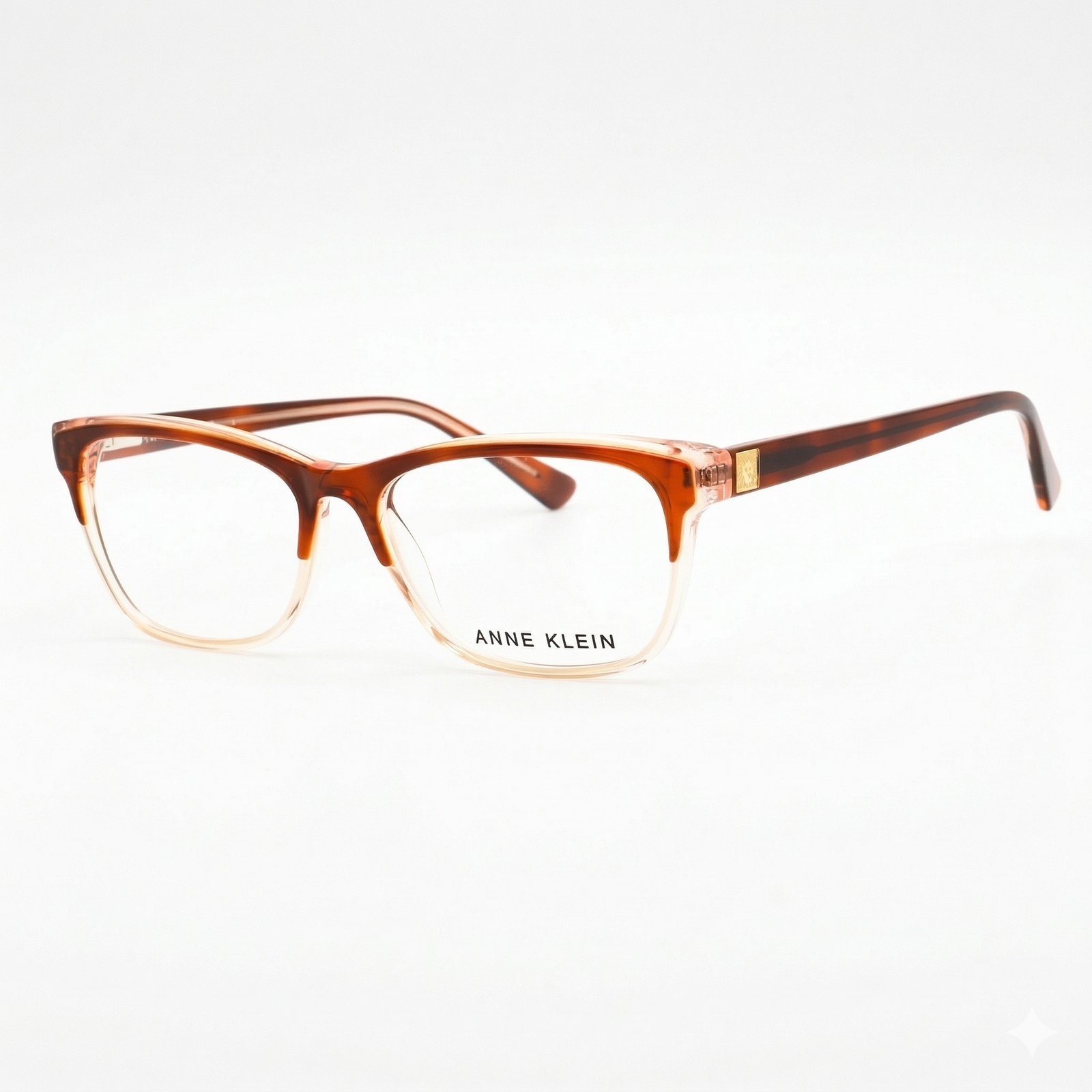 Armazón oftálmica Anne Klein Ak 5068 color Café posición tres cuartos