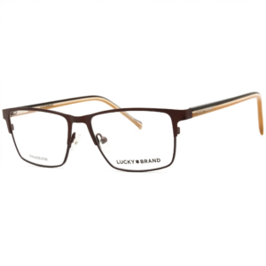 Armazón oftálmica Lucky Brand VLBD316 color Café posición tres cuartos