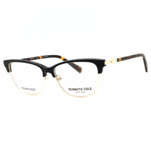 Armazón oftálmica Kenneth Cole Kc 0362 color Negro/Oro posición tres cuartos