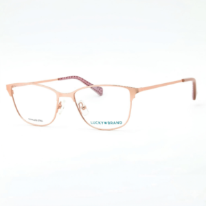 Armazón oftálmica Lucky Brand D113 color Cobre posición tres cuartos