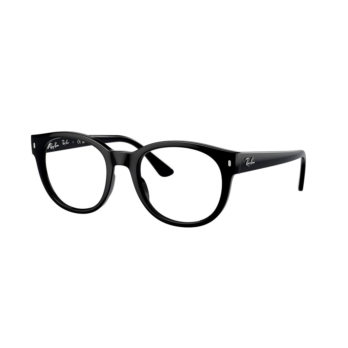 Armazón oftálmica Ray Ban Rb7211 color Negro posición tres cuartos