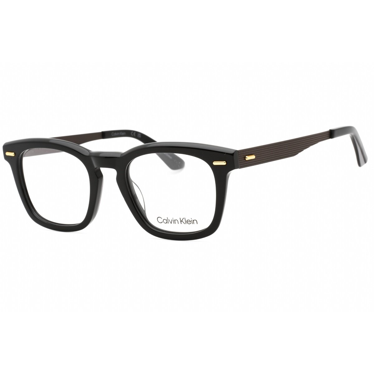Armazón oftálmica Calvin Klein Ck21517 color Negro posición tres cuartos