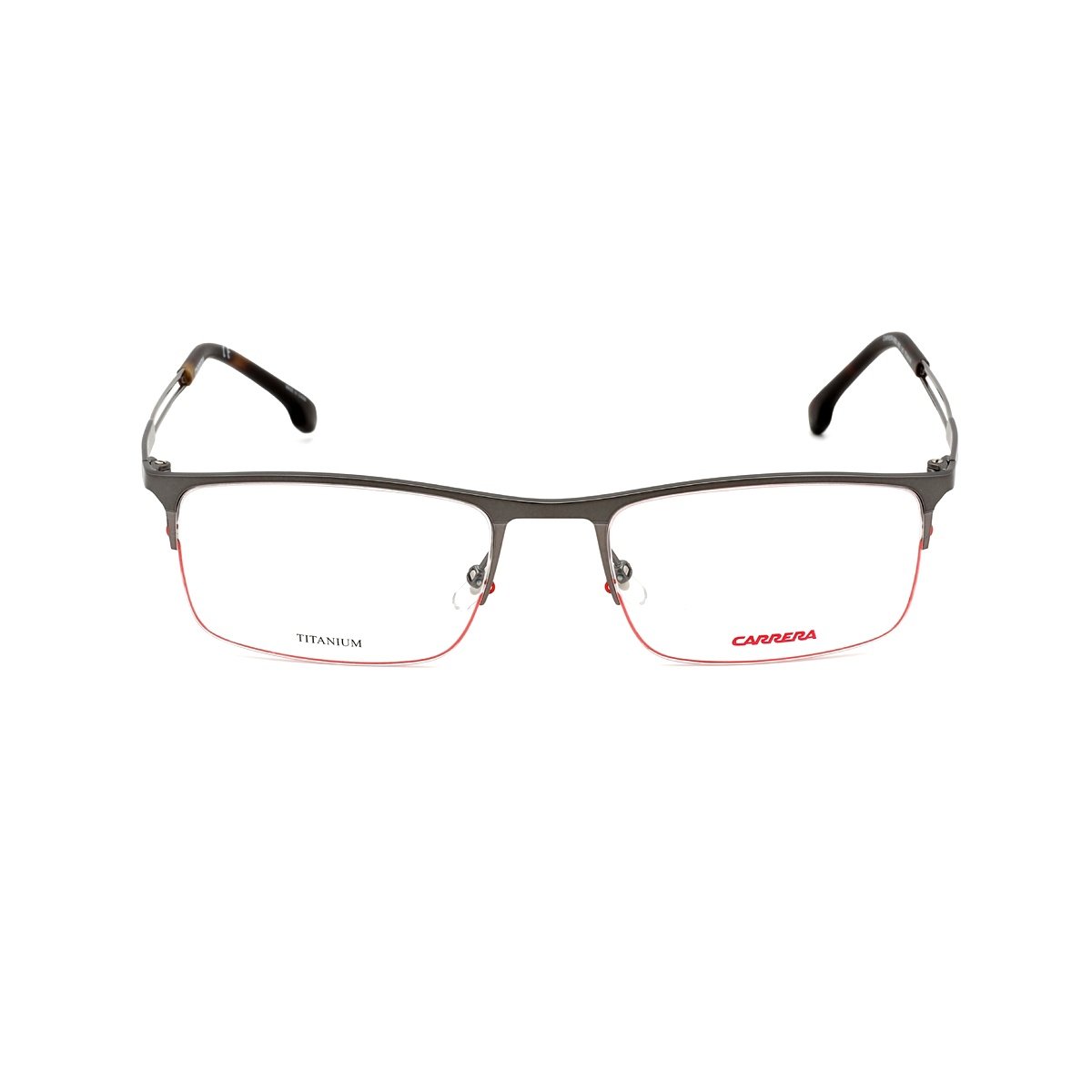 Armazón oftálmica Carrera plateada frontal