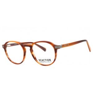 Armazón oftálmica Kenneth Cole Kc 0927 color Red Havana posición tres cuartos