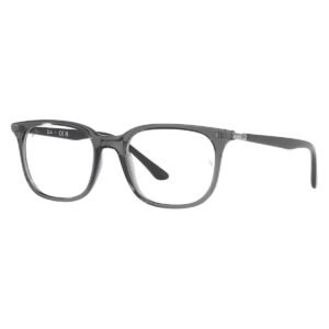 Armazón oftálmica Ray Ban Rb7227 color Gris posición tres cuartos