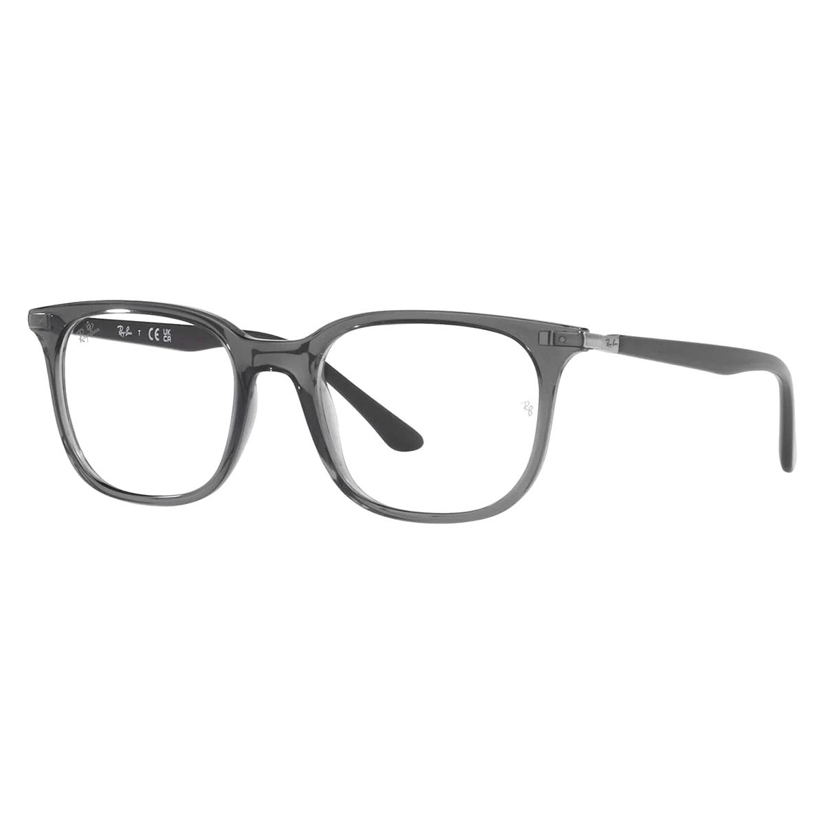 Armazón oftálmica Ray Ban Rb7227 color Gris posición tres cuartos