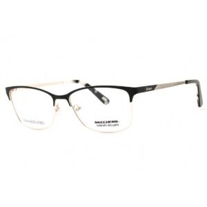 Armazón oftálmica Skechers SE2156 color Negro/Dorado posición tres cuartos